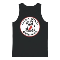 River Plate Unisex Tank Top - Black – 1
