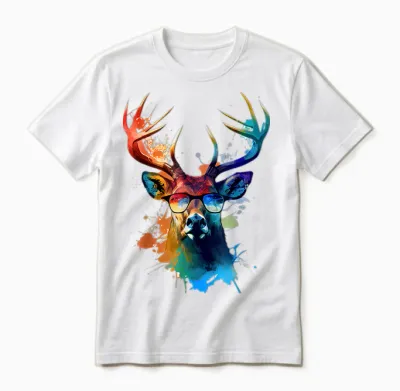 Hirsch Unisex T-Shirt - White