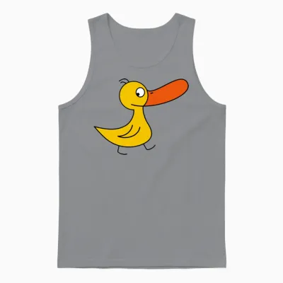 Funny Duck Unisex Tank Top - Sport Grey