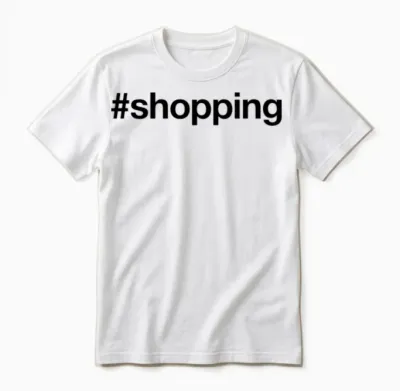 Shopping Unisex T-Shirt - White