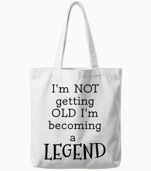 Legend Tote Bags in White