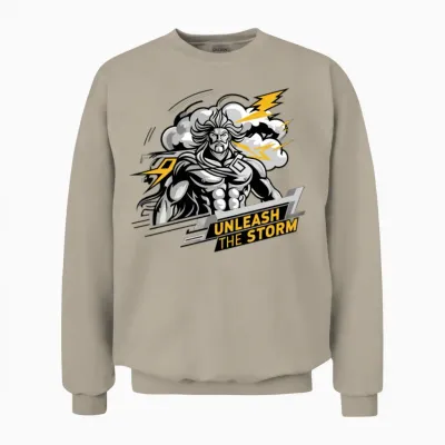 Thunder God Unisex Sweatshirt - Sand