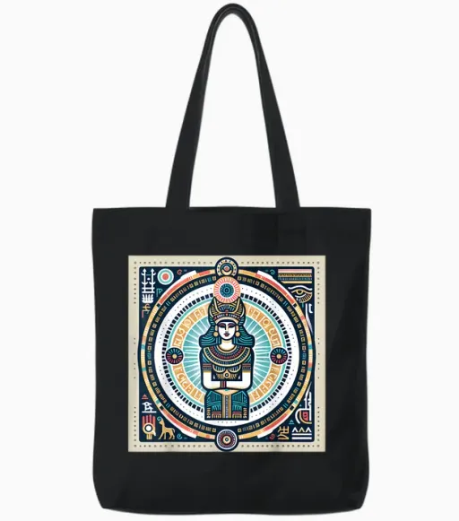 Inanna Sumerian Tote Bags - Black