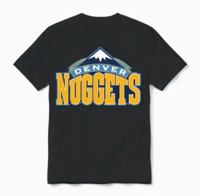 Denver Nuggets Unisex T-Shirt - Black