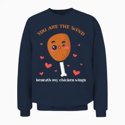 Funny Food Lover Unisex Sweatshirt - Navy