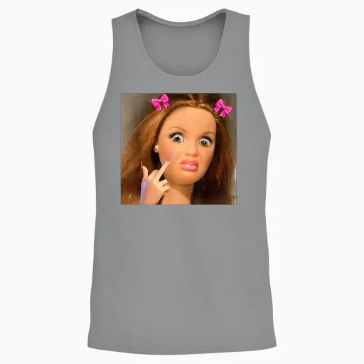 Disgusted Face Meme Doll Babe X Only Baby Love Date Fans Unisex Tank Top - Sport Grey