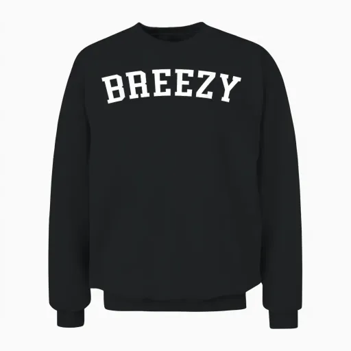 Breezy Unisex Sweatshirt - Black