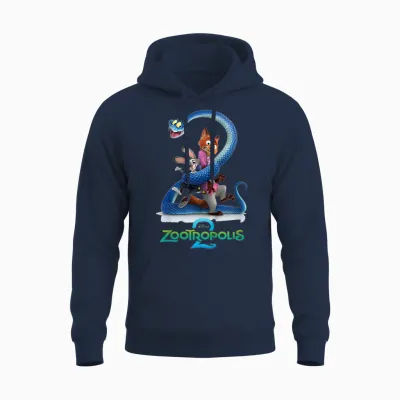 Zootopia Unisex Hoodie - Navy