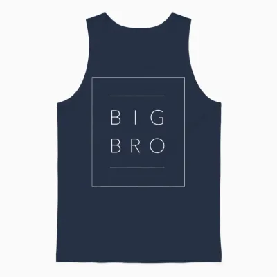 Big Brother T Shirt - Big Brother Shirt for Son, Big Bro Unisex Tank Top - Navy