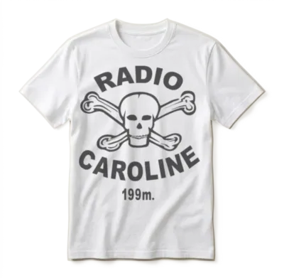 Radio Caroline Unisex T-Shirt - White