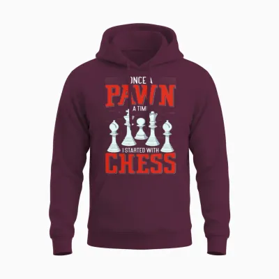 Chess Tournament Coach Chess Piece Queen Chess Day Unisex Hoodie - Maroon