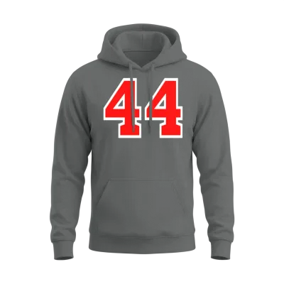 Number 44 Unisex Hoodie - Graphite Heather
