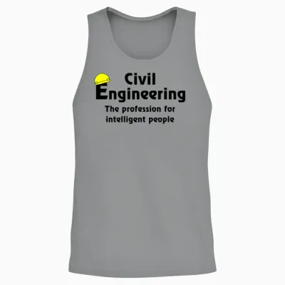 Smart Civil Engineer Unisex Tank Top - Sport Grey