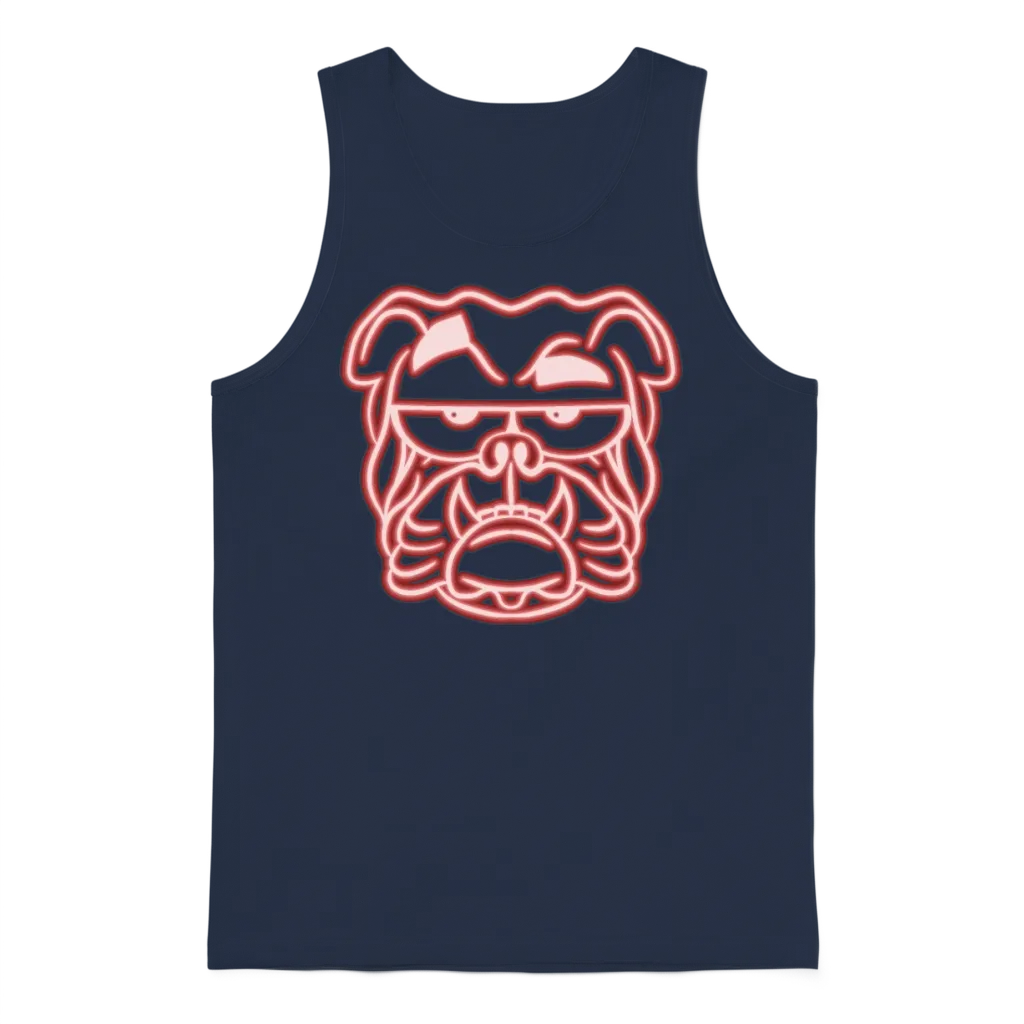 Dog Daddy Dog Mom Dogfather Dog Lover English Unisex Tank Top - Navy