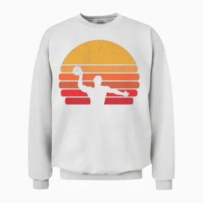 Retro Water Unisex Sweatshirt - White