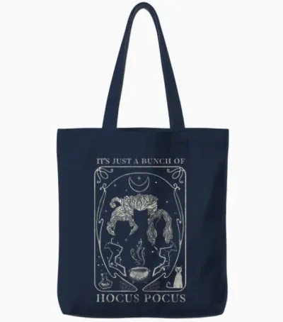 Disney Hocus Pocus Just a Bunch Tote Bags - Navy