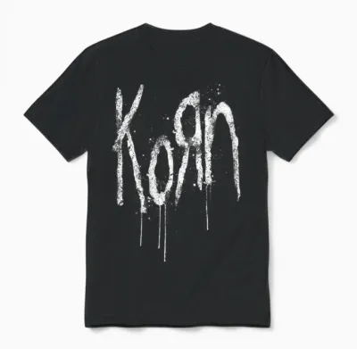 Korn Classic Logo Unisex T-Shirt - Black
