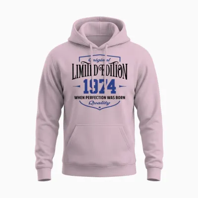 Limited Edition 1974 Unisex Hoodie - Light Pink