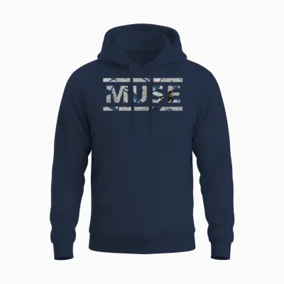 Muse Absolution Fill T-Shirt, Black, S Unisex Hoodie - Navy