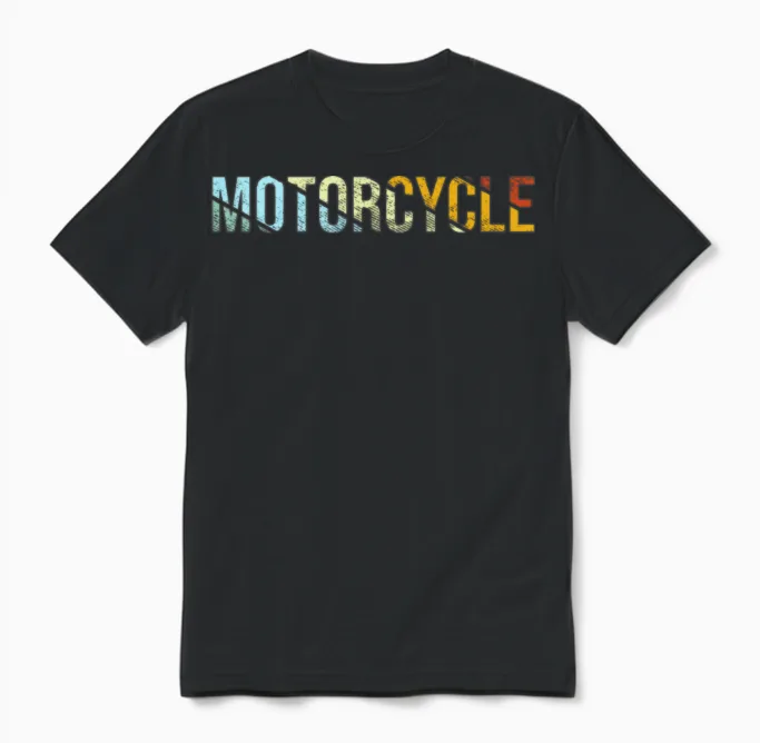 Motorcycle Retro Motorcycles Gift Unisex T-Shirt in Black