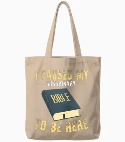 Mormon Lds Missionary Tote Bags - Natural