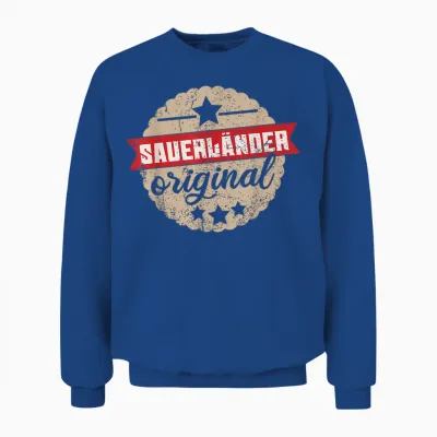 Sauerland Sauerländer Original Unisex Sweatshirt - Royal