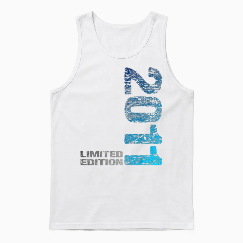 15. Geburtstag 2011 Limited Edition Junge Mädchen Unisex Tank Top in White