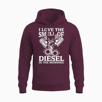 Diesel Unisex Hoodie - Maroon