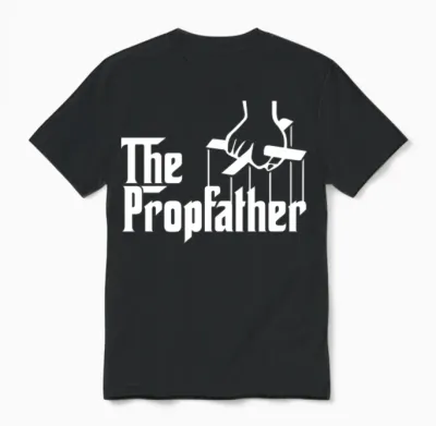 Propfather Unisex T-Shirt - Black