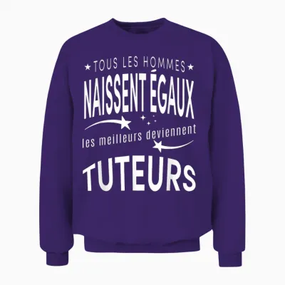 Best Tutor Gift Idea Internship Master Humor Unisex Sweatshirt - Purple