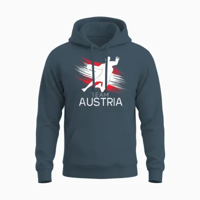 Handball österreich Trikot Handballspieler Handballspiel Unisex Hoodie - Dark Heather