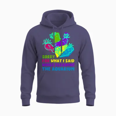 Funny Aquarium Owner Unisex Hoodie - Heather Sport Dark Navy