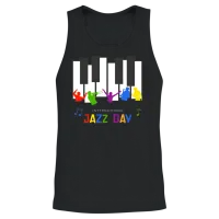 Jazz Music Improvisation Festival Unisex Tank Top - Black – 2