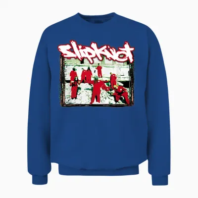 Offiziell Slipknot Rote Jumpsuits Retro Nu Metal Band Unisex Sweatshirt - Royal