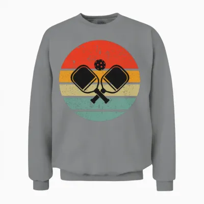 Pickleball Sport Cool Unisex Sweatshirt - Sport Grey