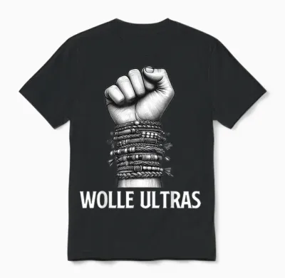 Wool Ultras Wolfgang Malle Party Apres Ski T-Shirt, Black Unisex T-Shirt - Black