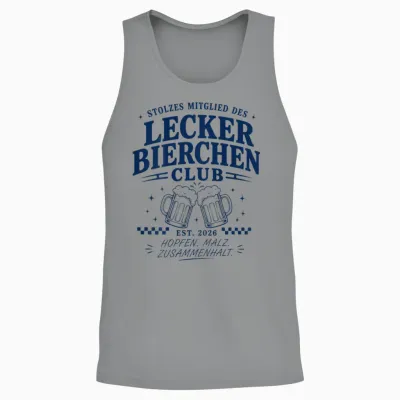 Lecker Bierchen Club Unisex Tank Top - Sport Grey