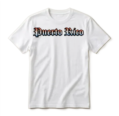 Puerto Rico Gothic Unisex T-Shirt - White