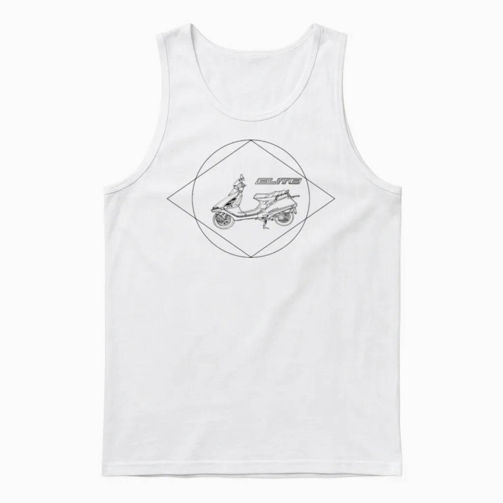 Elite 150 2nd Gen Unisex Tank Top in White