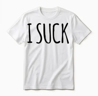 I Suck Unisex T-Shirt - White