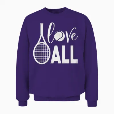 Love Ball Funny Unisex Sweatshirt - Purple