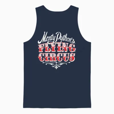 Monty Python Flying Circus Red Unisex Tank Top - Navy