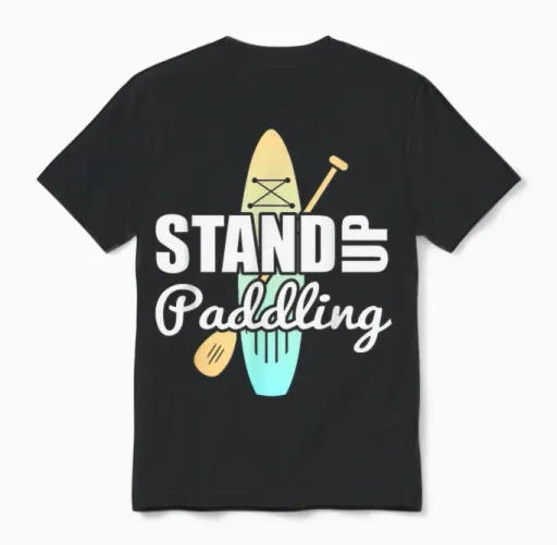 Stand Up Paddle – Water Sports Sup Board Paddle Unisex T-Shirt - Black