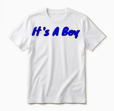 Lt's a Boy (the Prince Has Arrived) Unisex T-Shirt - White