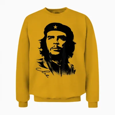 Che Guevara Rebel Cuban Jersey T-Shirt Guerrilla Revolution Unisex Sweatshirt - Gold