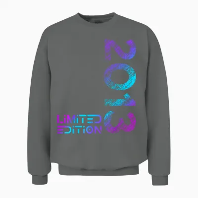 11th Birthday Limited Edition Vintage 2013 Boy Girl T-Shirt, Black Unisex Sweatshirt - Graphite Heather