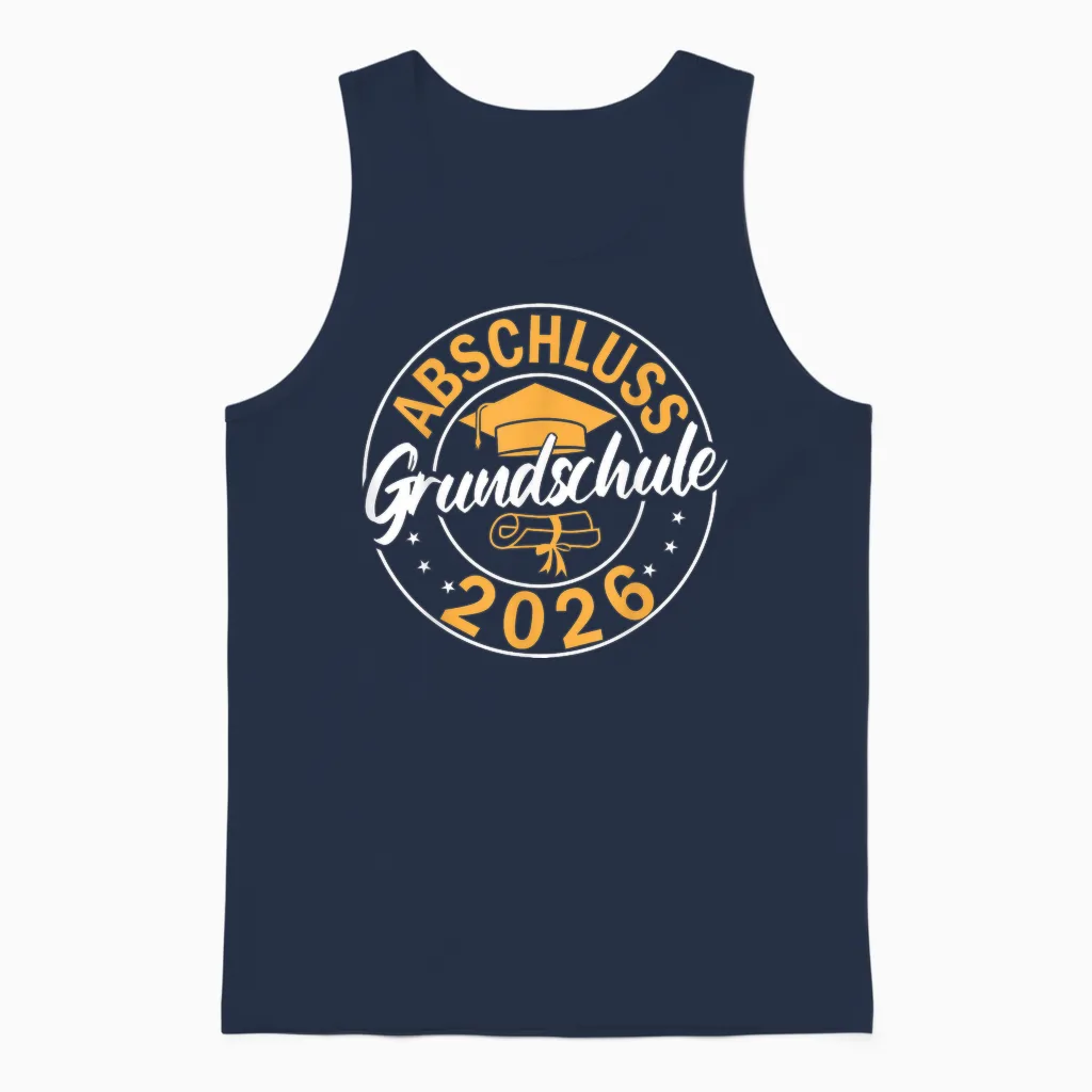 Abschluss Grundschule 2026 - Grundschule Abschied 2026 Unisex Tank Top in Navy