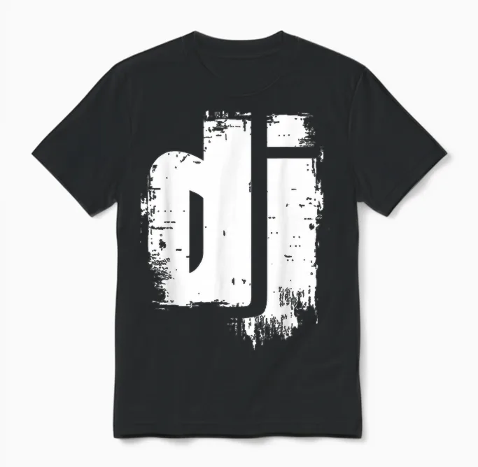 Mix1 Musik Dj Collection - Cooles Dj Grunge Musik - Du Bist Der Discjockey! Damen Dj T-Shirt, Schwarz, S Unisex T-Shirt in Black