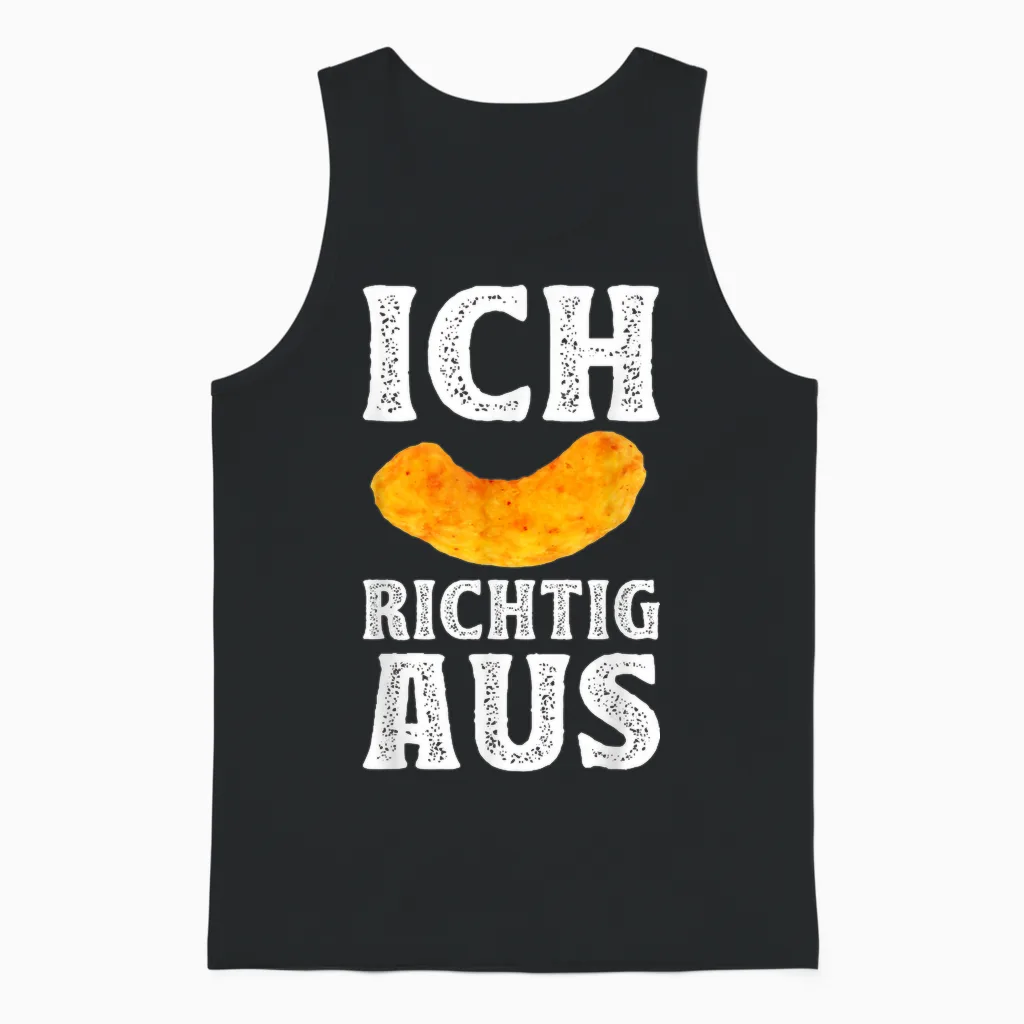 Ich Flip Richtig Aus Erdnussflip Unisex Tank Top in Black