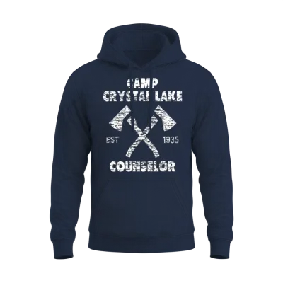 Camp Crystal Lake Counselor Unisex Hoodie - Navy